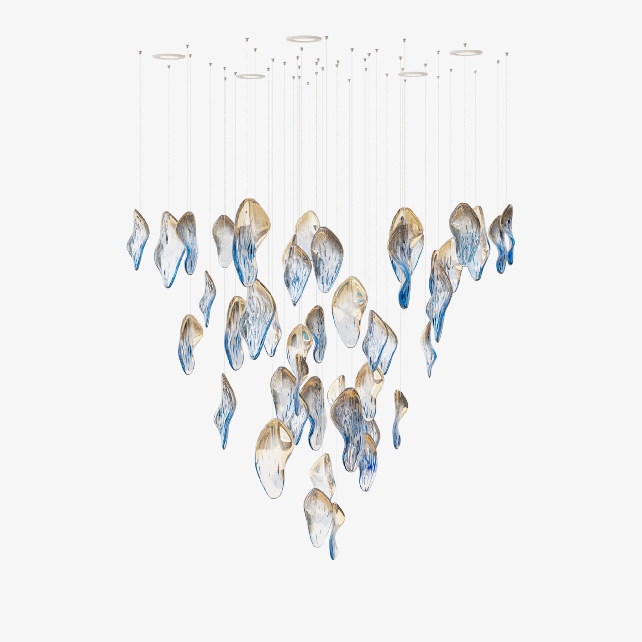 Ocean Drift Blown Glass Customize Chandelier Secondary image