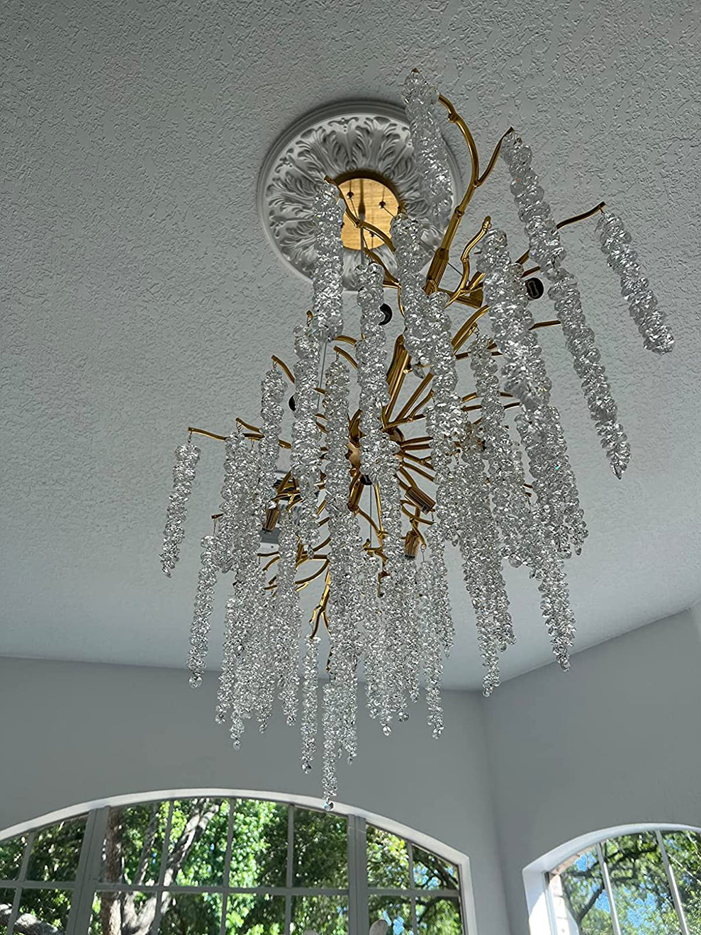 Branch Crystal Icicle Chandelier
