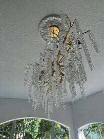 Branch Crystal Icicle Chandelier
