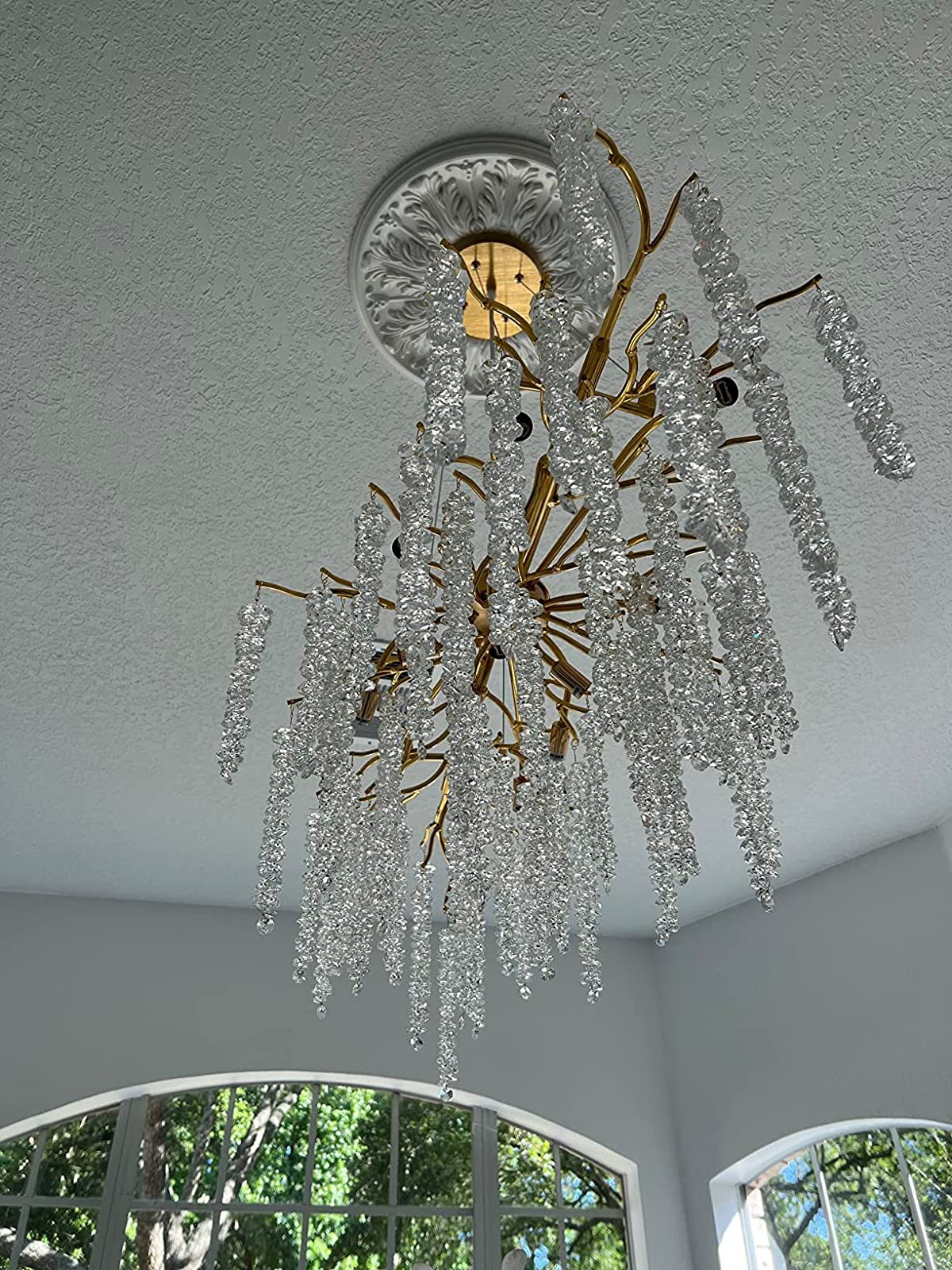 Branch Crystal Icicle Chandelier