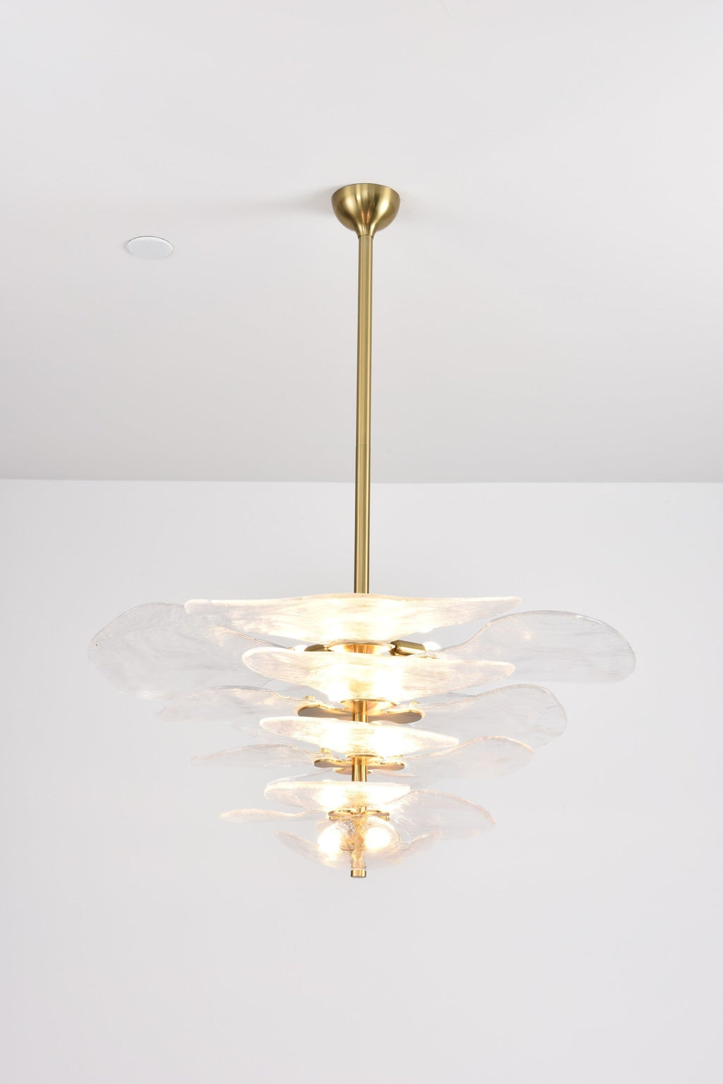 Petals Gold Murano Glass Chandelier