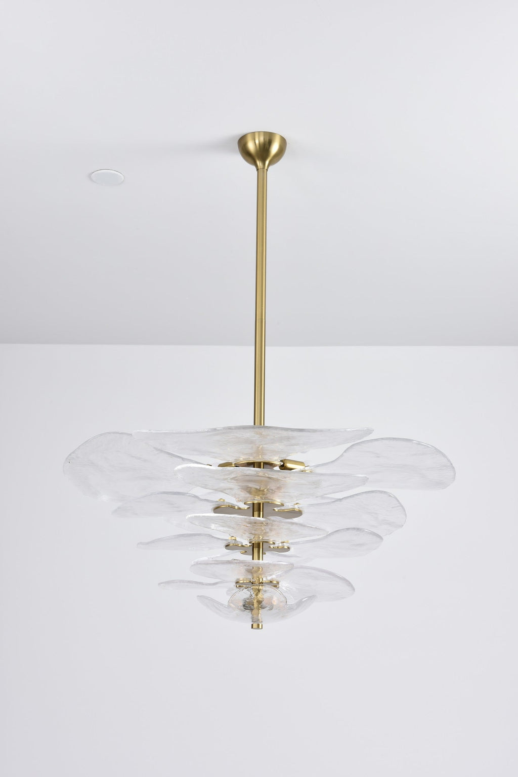 Petals Gold Murano Glass Chandelier