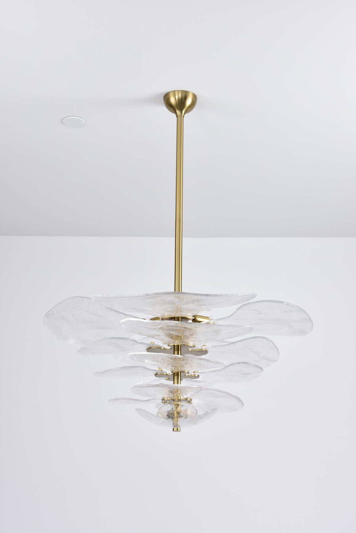 Petals Gold Murano Glass Chandelier
