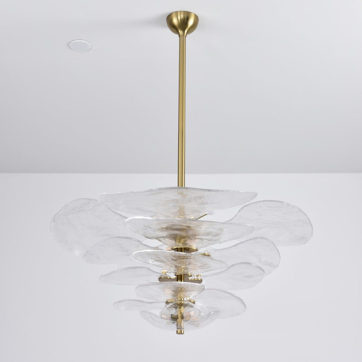 Petals Gold Murano Glass Chandelier