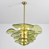 Petals Gold Murano Glass Chandelier