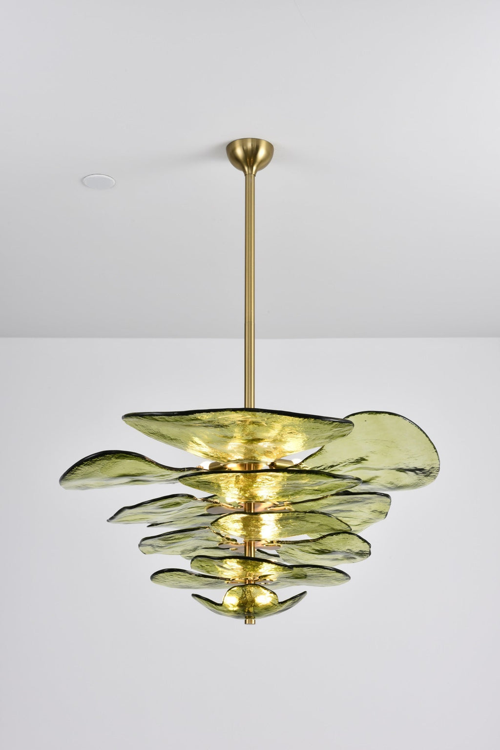Petals Gold Murano Glass Chandelier