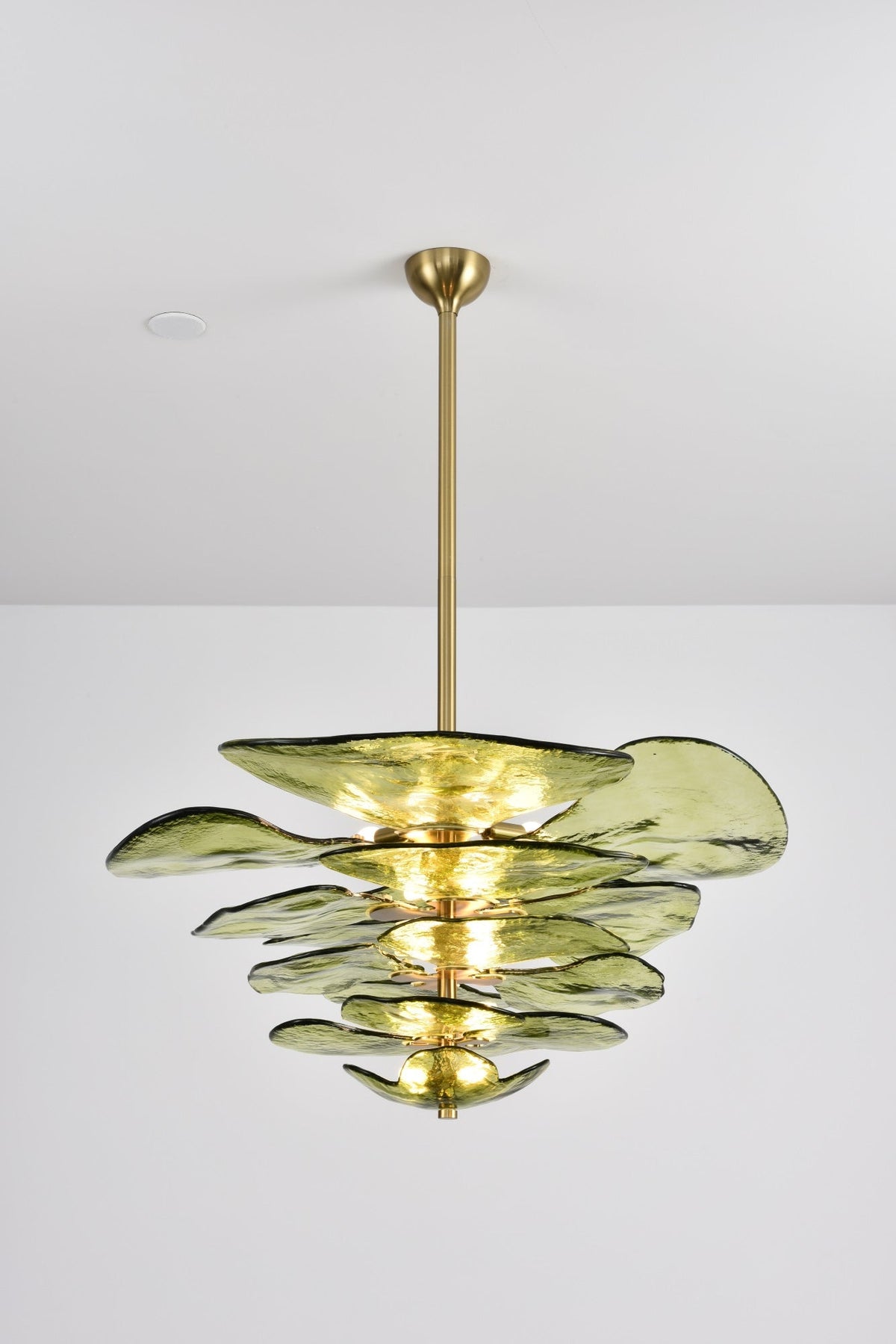 Petals Gold Murano Glass Chandelier