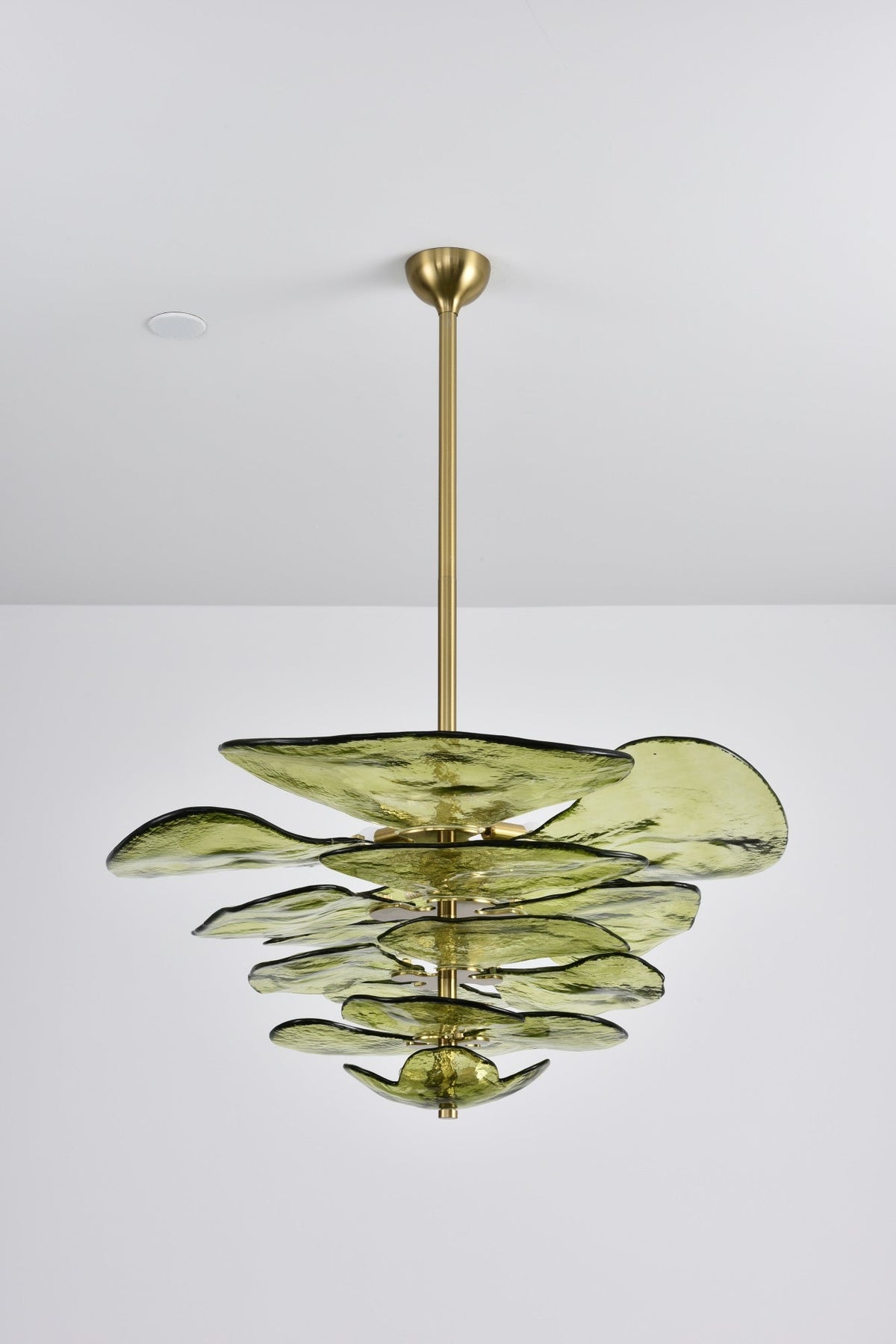 Petals Gold Murano Glass Chandelier