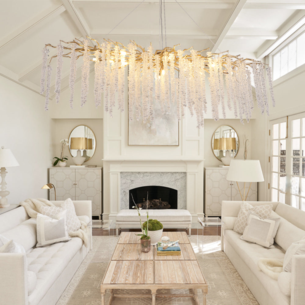Branch Crystal Icicle Chandelier