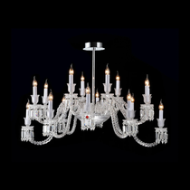 Auralite Lliana Classic Oval K9 Crystal Chandelier 16 Lights