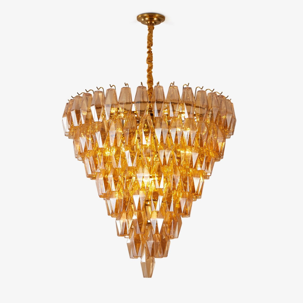 Luxury Amber Empire Chandelier - CasaraHouse