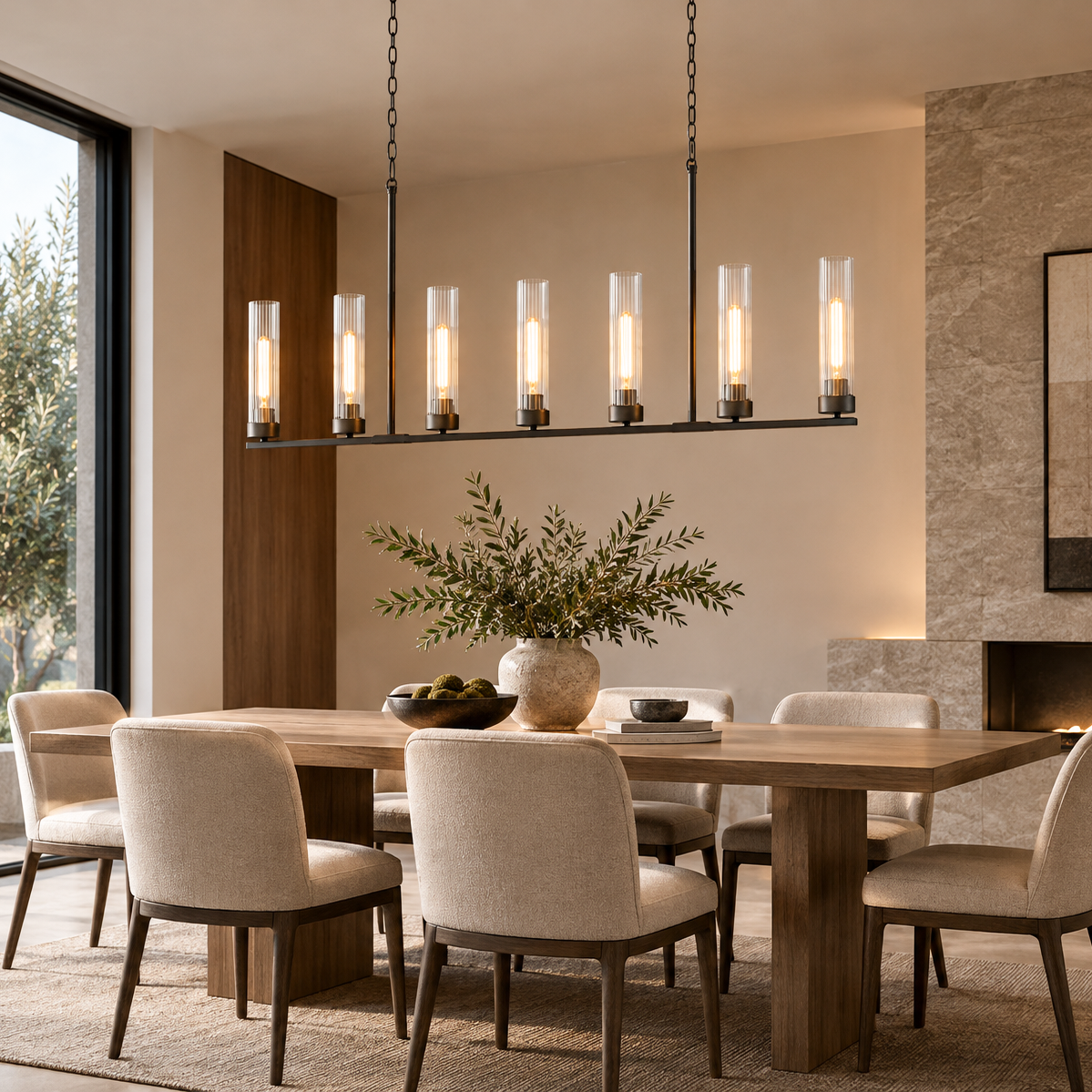 Andreas Linear Chandelier