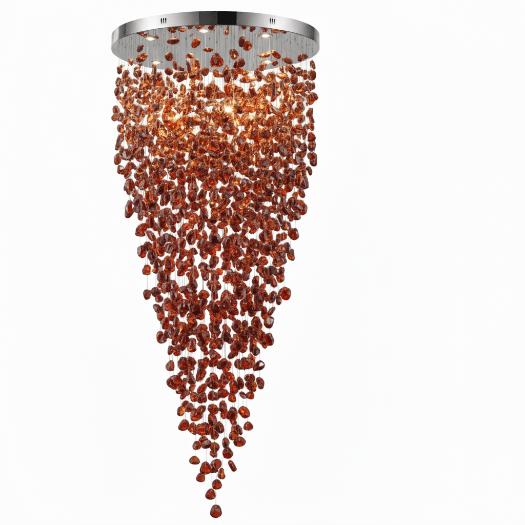 Crystal Stone Chandelier
