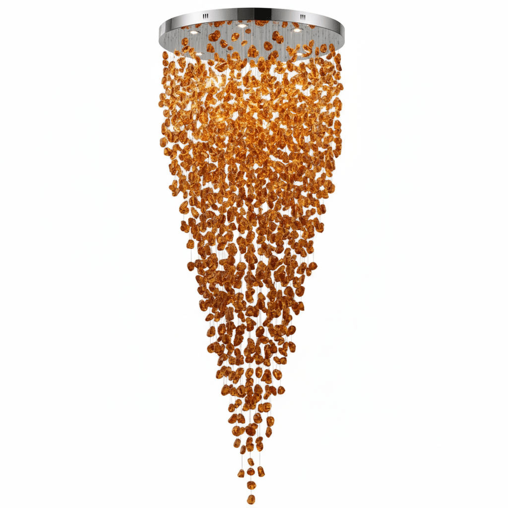 Crystal Stone Chandelier