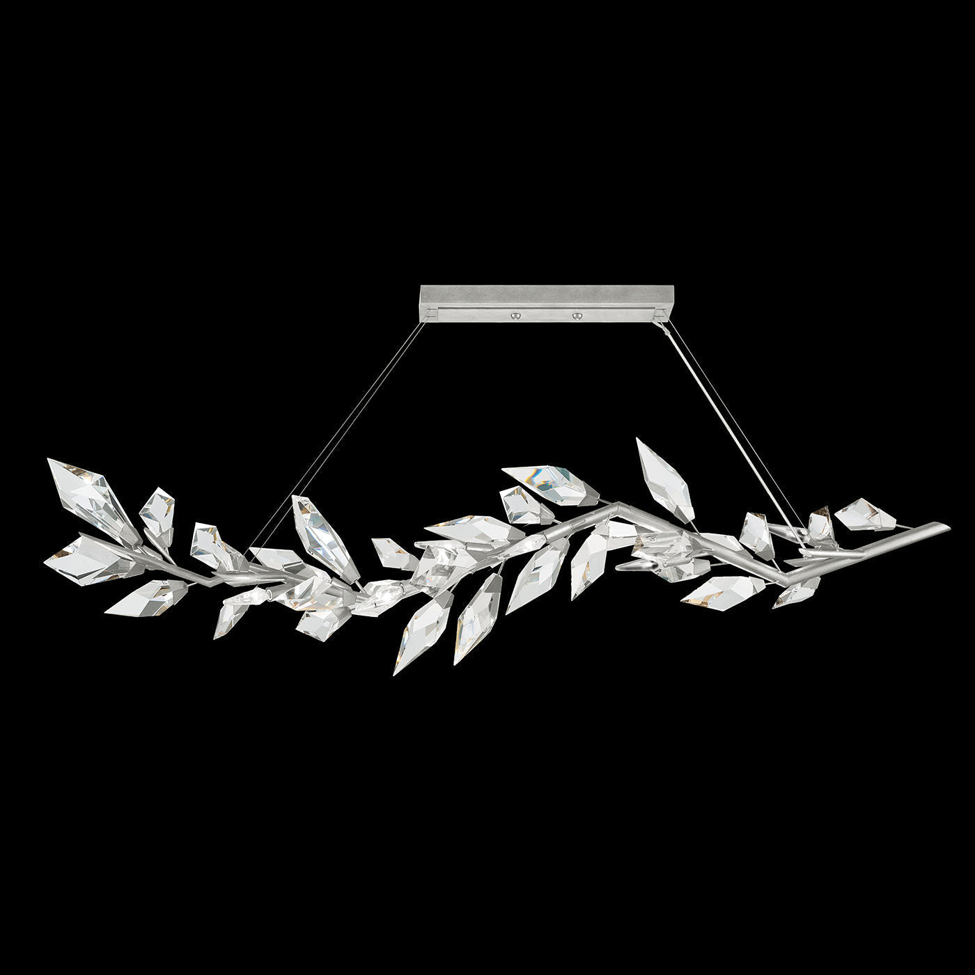 Adison 72" Linear Crystal chandelier Secondary image