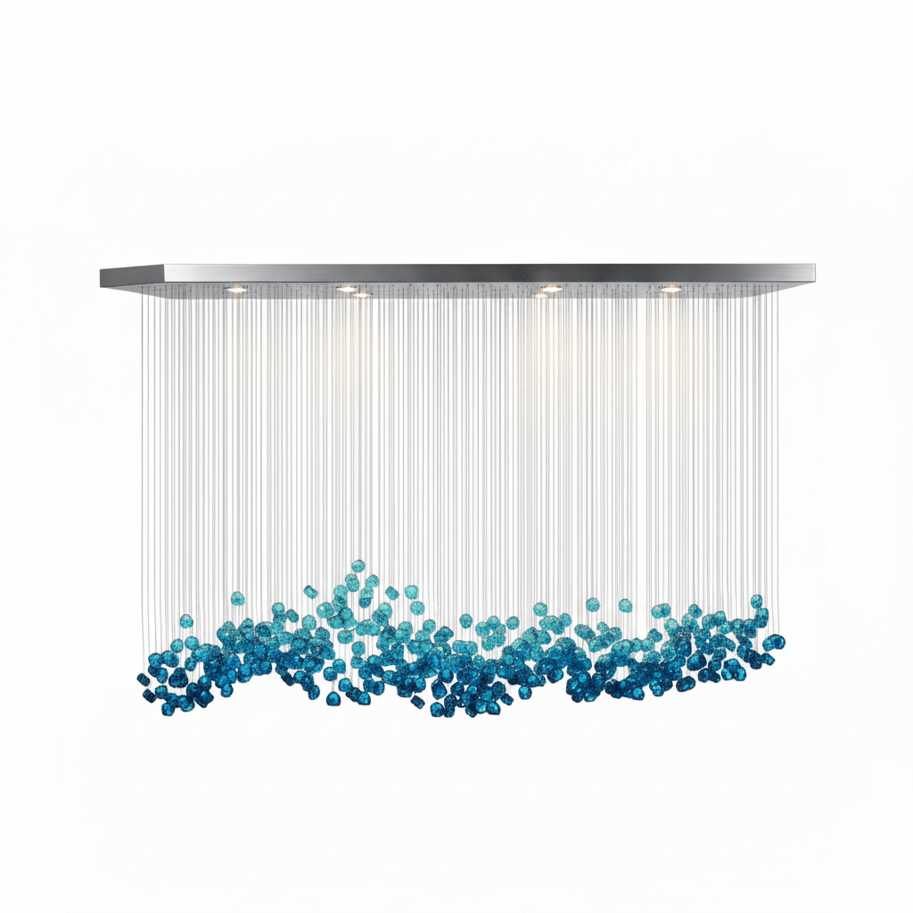 Crystal Stone Chandelier