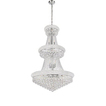 Luxury French Empire Chandelier for Villa Hall Ceiling Three-layers Crystal Light for Hotel Lobby