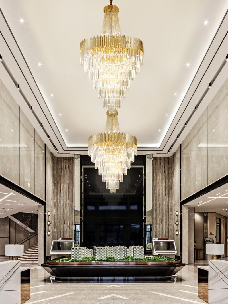 Enoch Multi Tier Crystal Chandelier