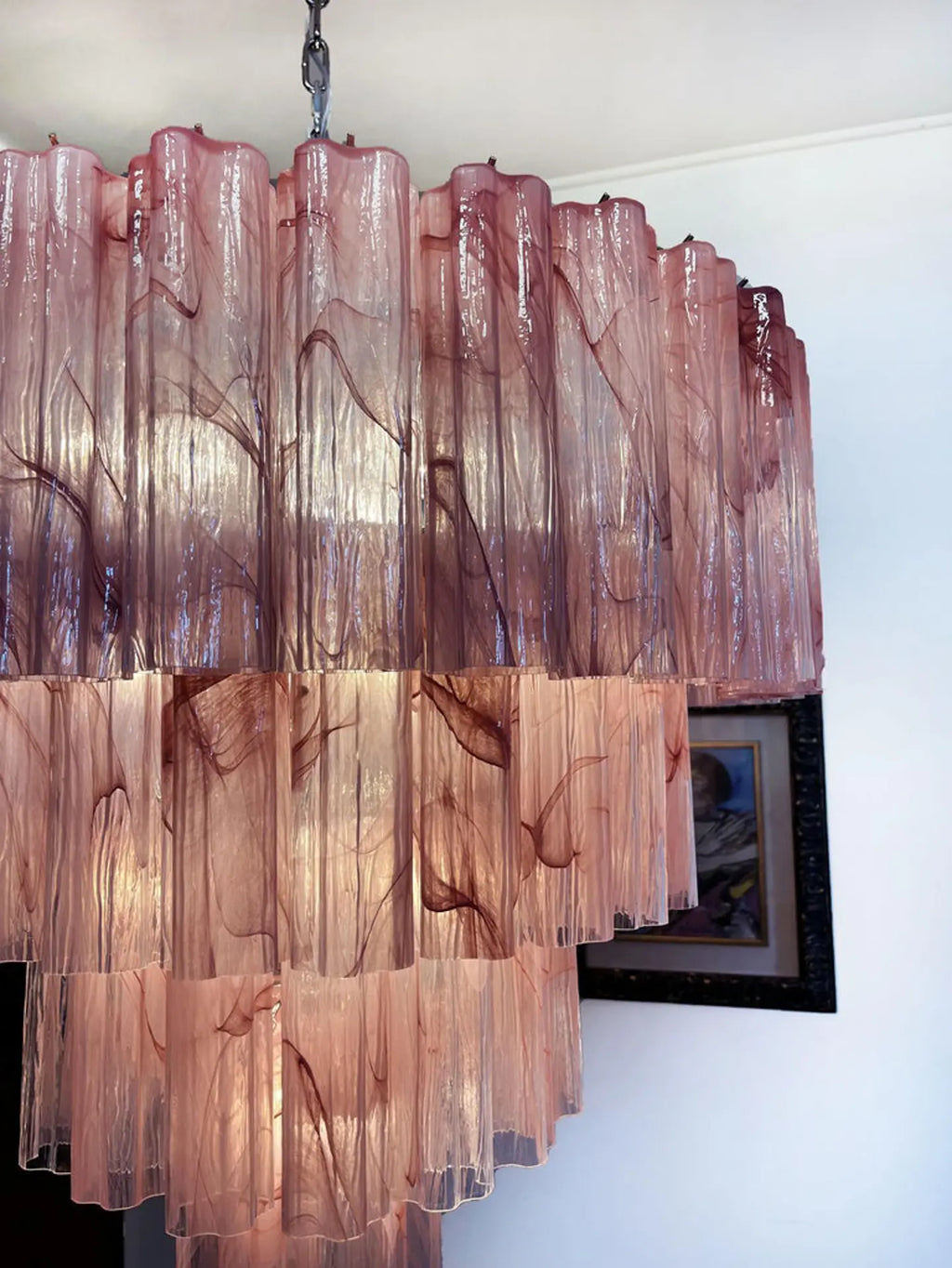 Murano Glass Chandelier - 78 Tubes