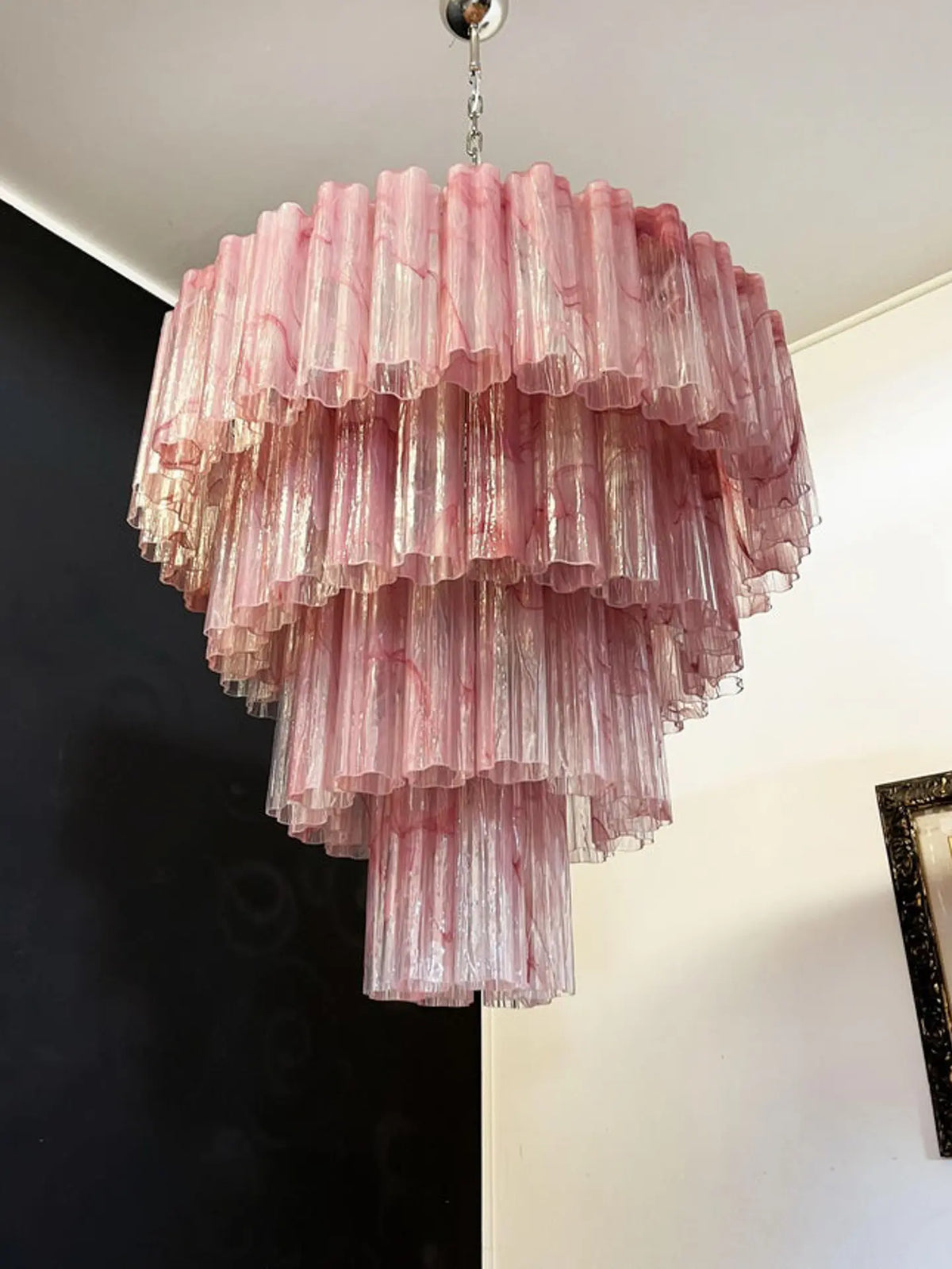Murano Glass Chandelier - 78 Tubes