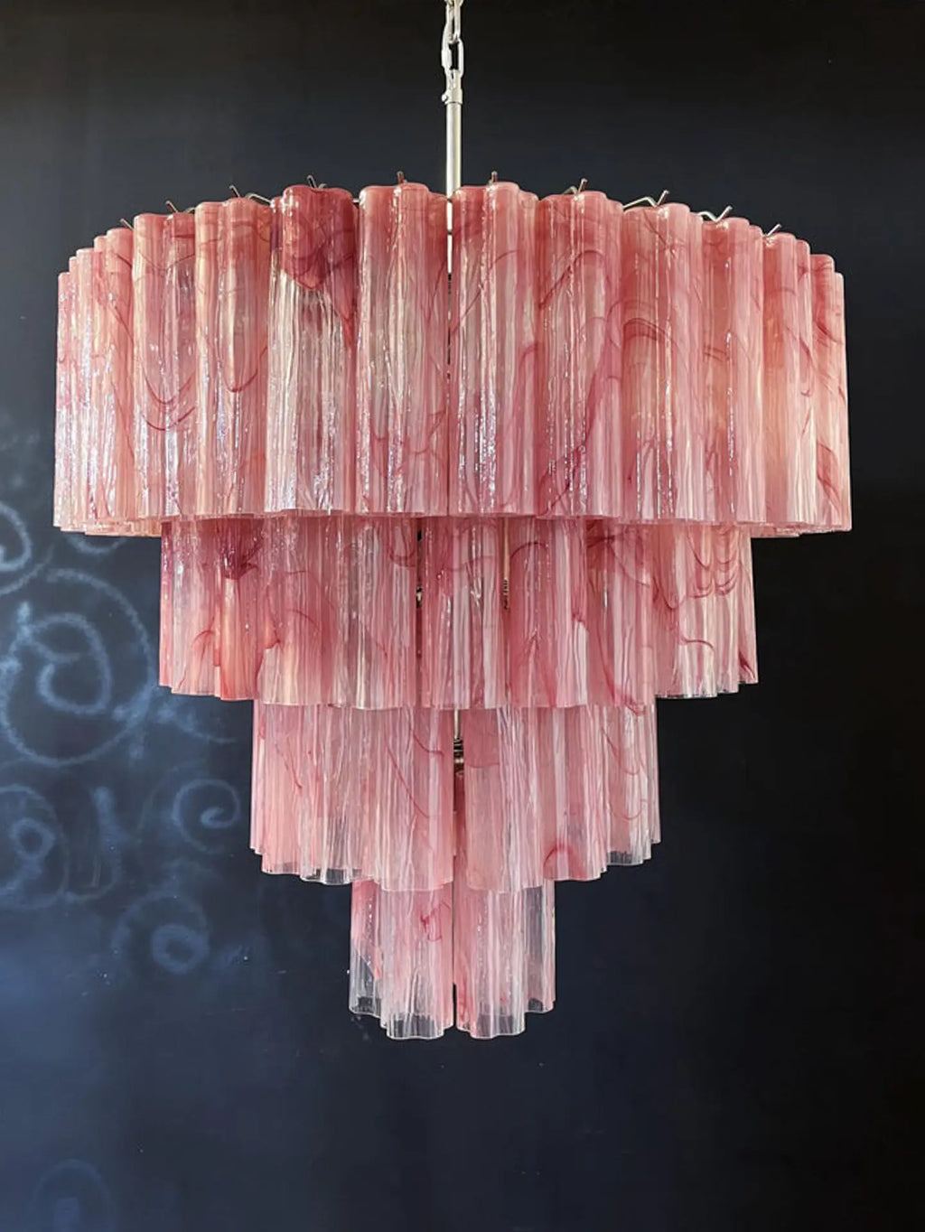 Murano Glass Chandelier - 78 Tubes