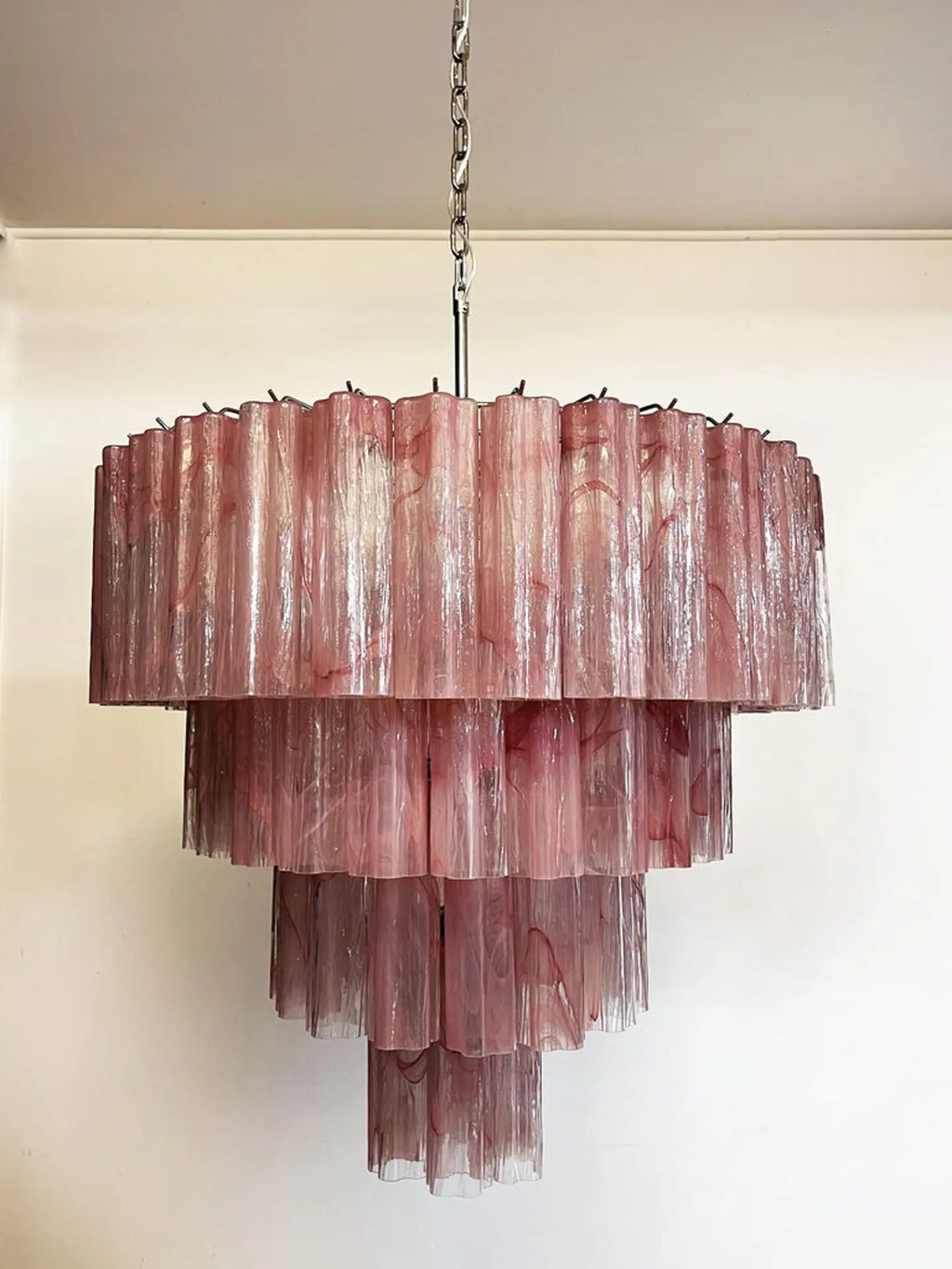 Murano Glass Chandelier - 78 Tubes