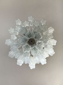 Murano Glass Alabaster White Chandelier – 36 Tubes