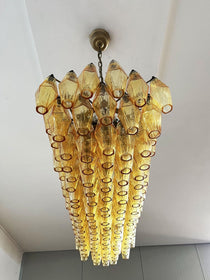 Murano Chandelier – Poliedri – 138 glass