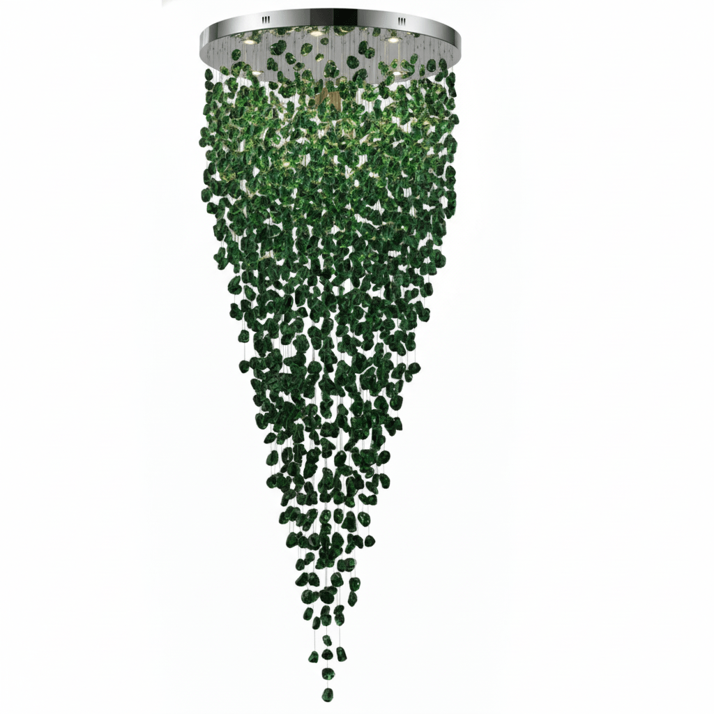 Crystal Stone Chandelier