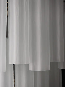 Murano Glass Chandelier – 48 tubes – matte white