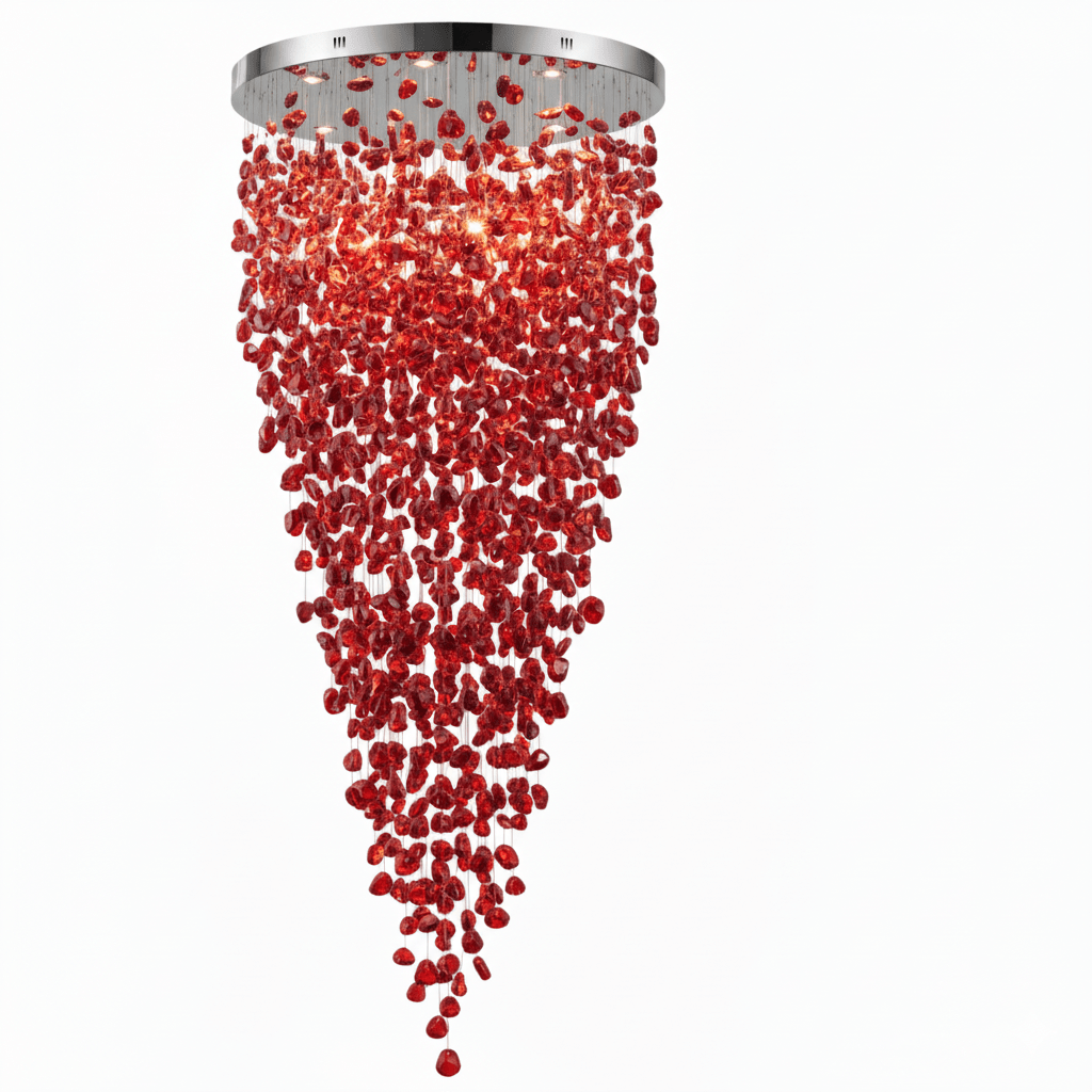 Crystal Stone Chandelier