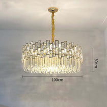 Kate Double Tier Crystal Chandelier