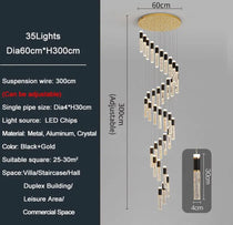 Cassandra Foyer & Stairecase Chandelier 23" 31" D