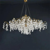 American Creative Modern Branch Chandelier Oval