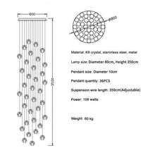 Adonis Suspension Water Drop Chandelier