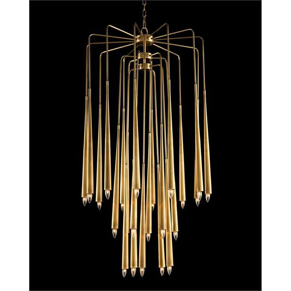 Hans Twenty-Three-Light Brass Chandelier Main image