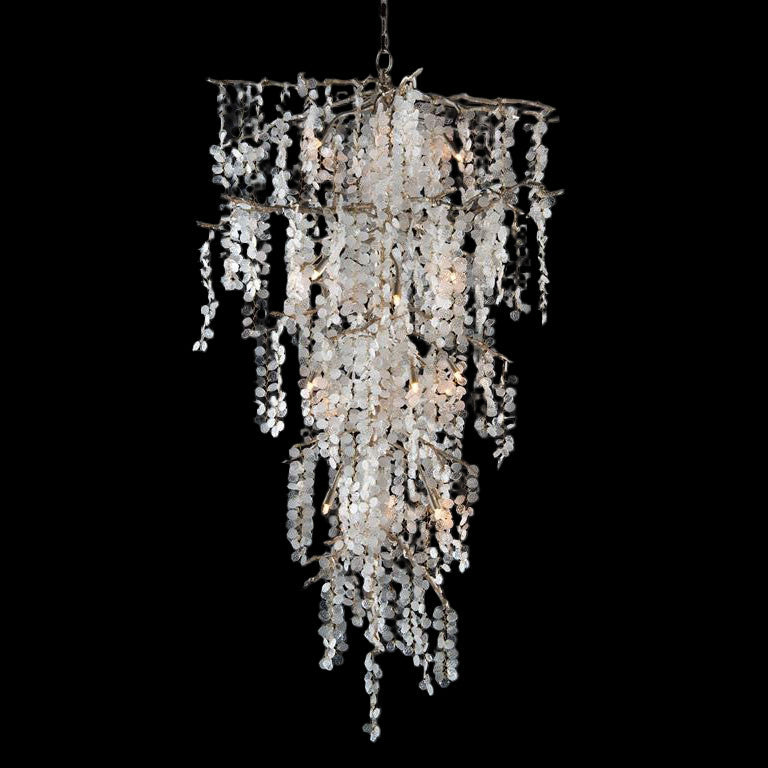 SHIRO BRANCH DRAMATIC GLASS CLUSTER CHANDELIER  56"H Main image