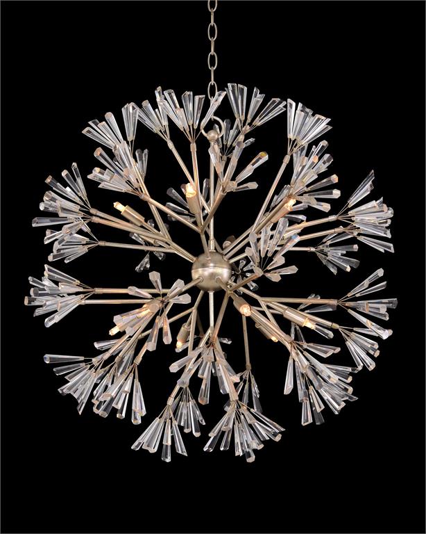 Luna Crystal Wand Branched Twelve-Light Pendant Chandelier Main image