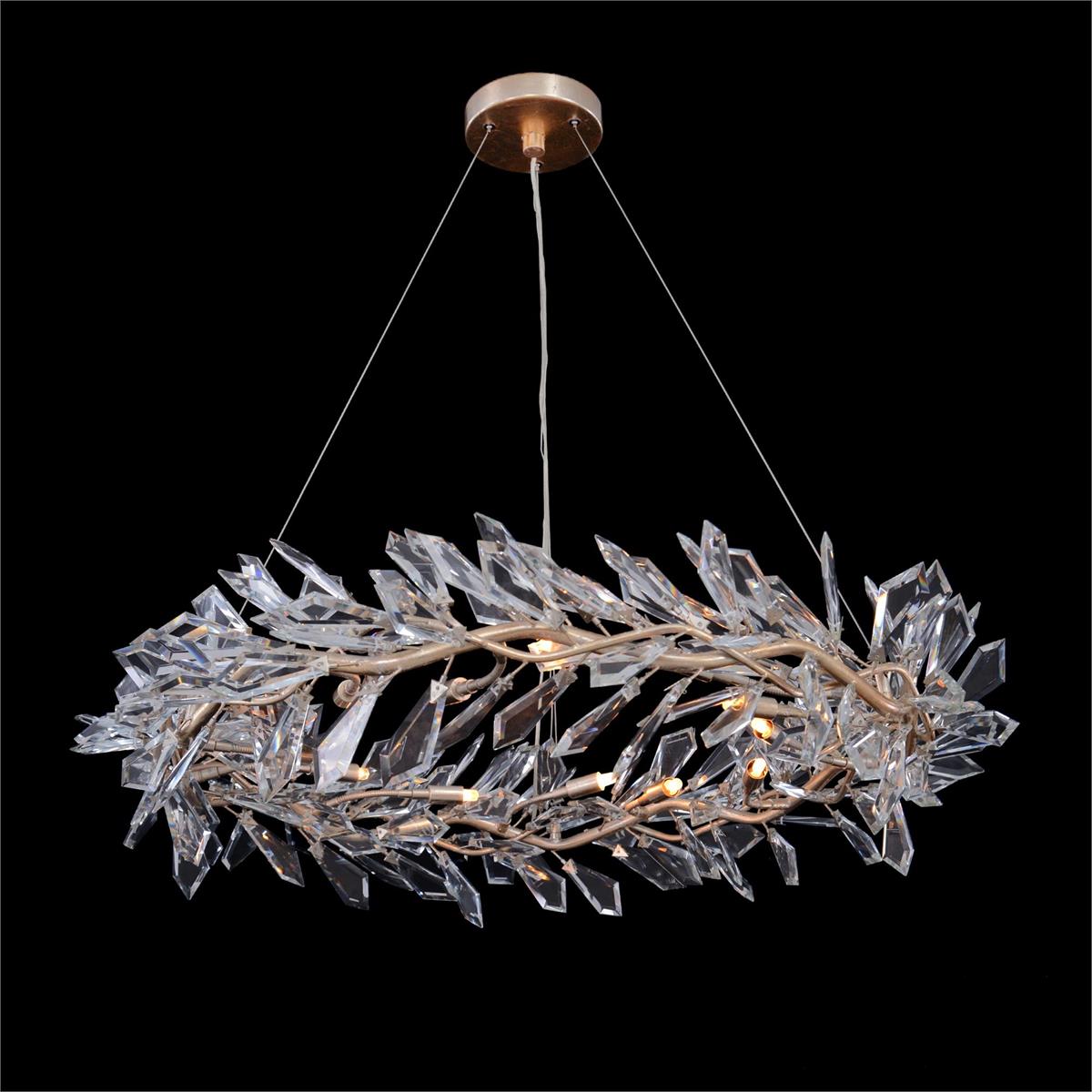 Kotta Twelve-Light Cut-Crystal Pendant Chandelier AJC-9281 Main image