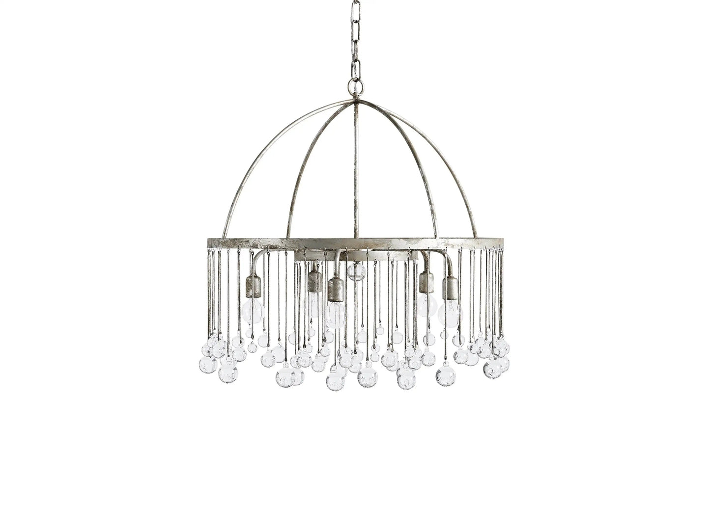 Contemporary Aubrey Crystal Ball Round Chandelier 5 Light / 8 Light - CasaraHouse