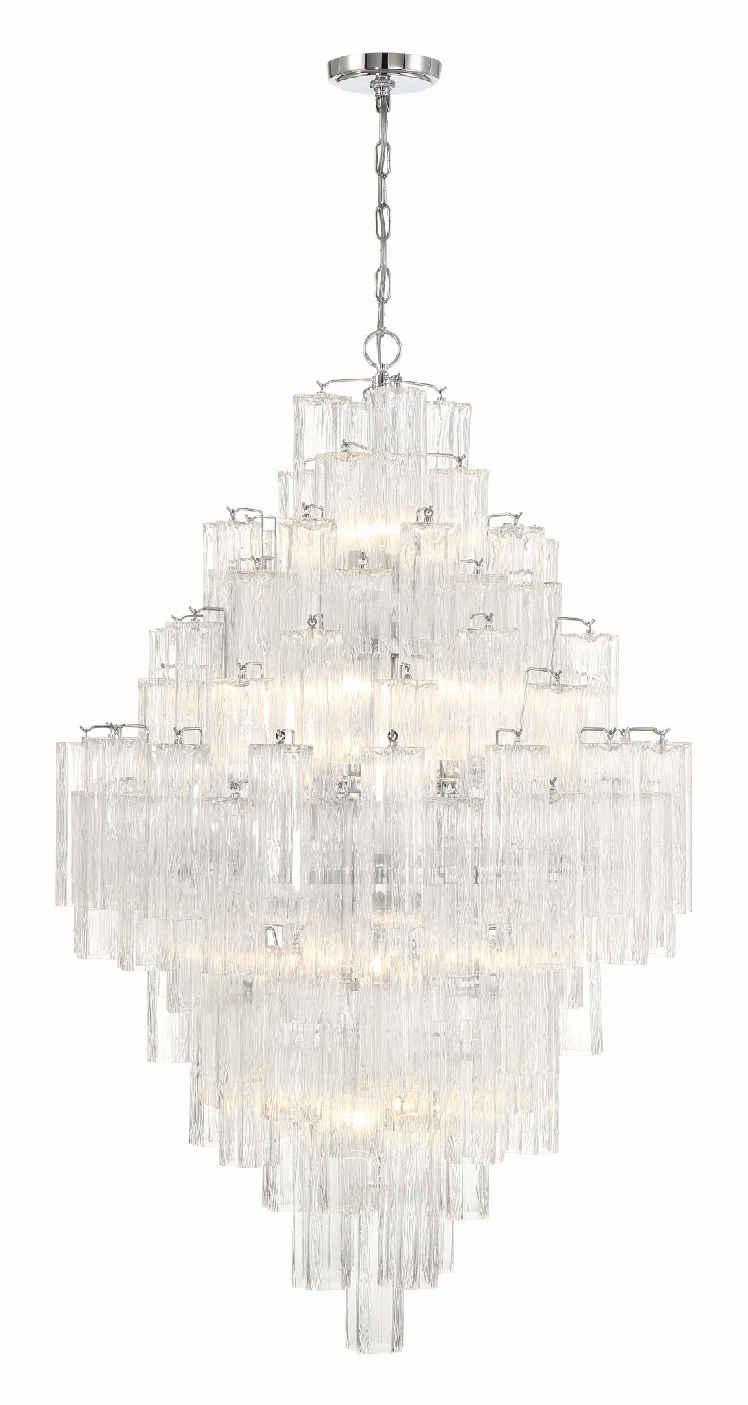 Geometric Crystal Prism Ceiling Chandelier - CasaraHouse
