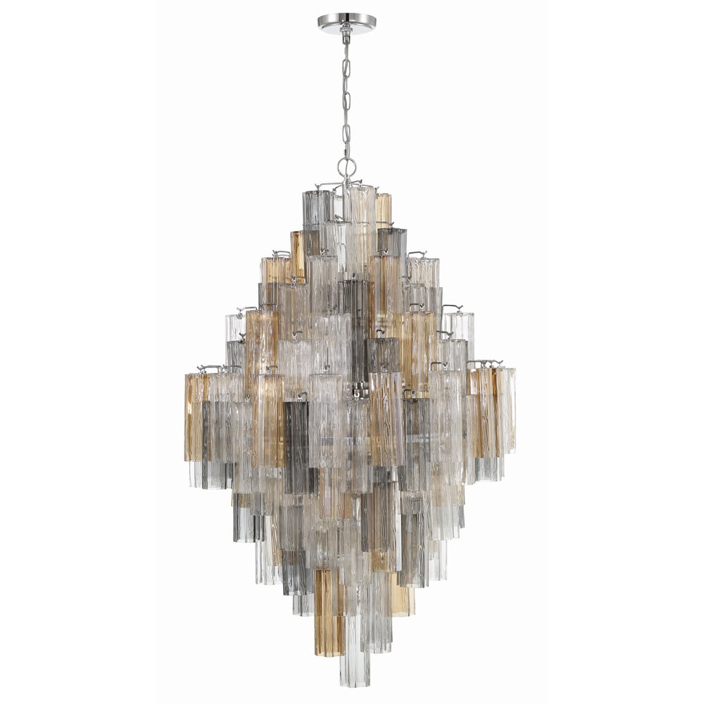 Geometric Crystal Prism Ceiling Chandelier - CasaraHouse