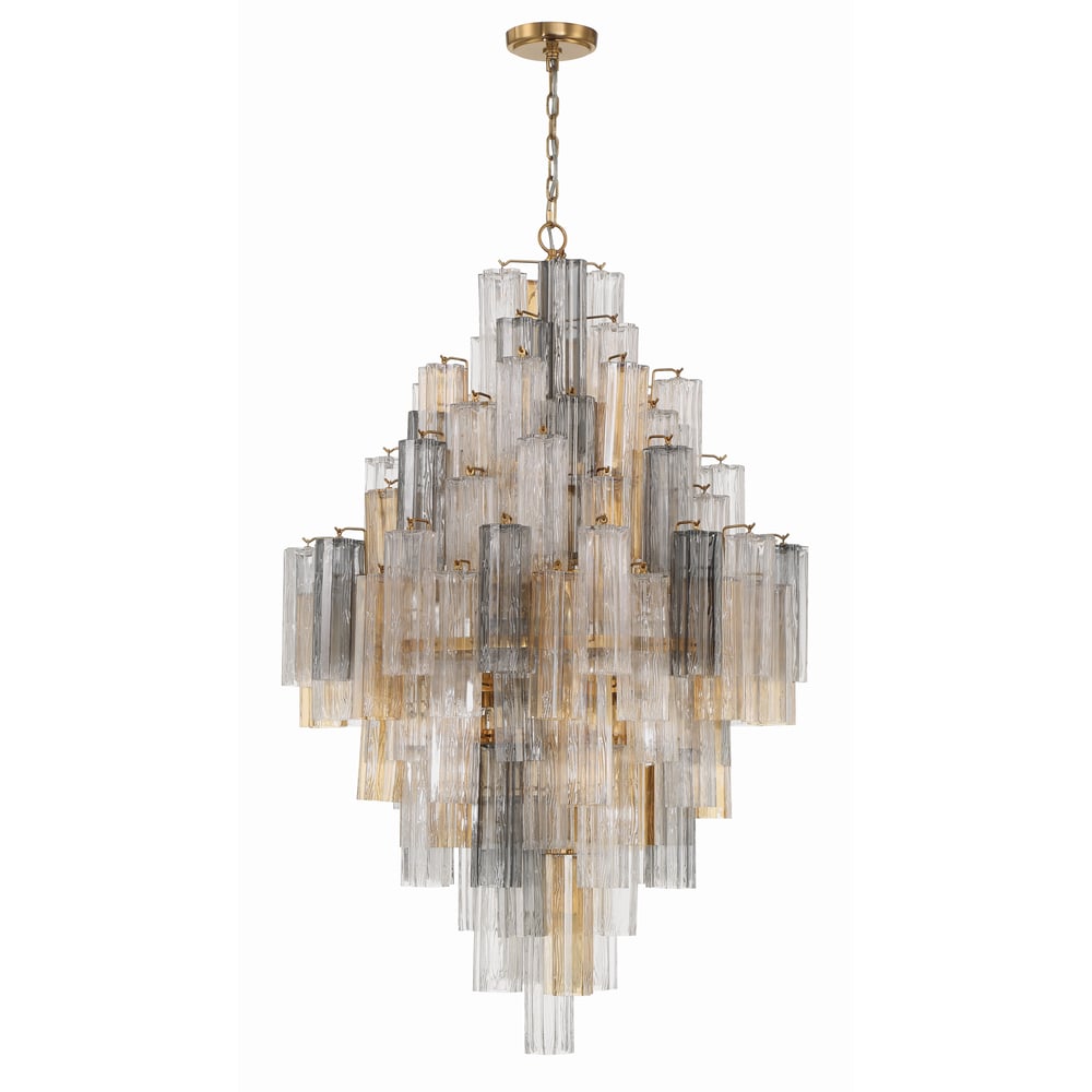 Geometric Crystal Prism Ceiling Chandelier - CasaraHouse
