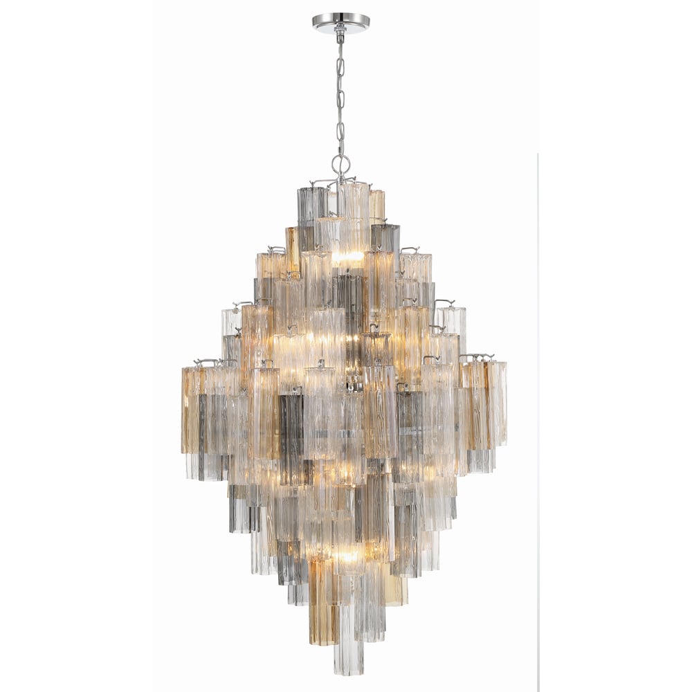 Geometric Crystal Prism Ceiling Chandelier - CasaraHouse