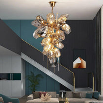 Greta Postmodern Glass Chandelier