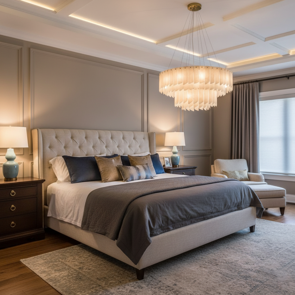 Alabaster Cascade Tiered Chandelier