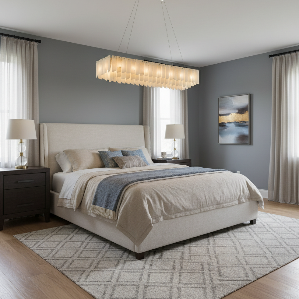 Alabaster Cascade Tiered Chandelier