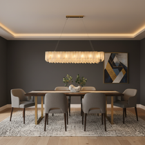 Alabaster Cascade Tiered Chandelier