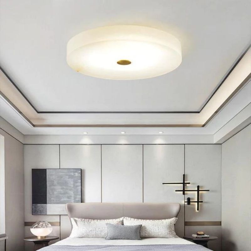 Alabaster Round Led Chandelier 11.8" 15.7" 19.7"
