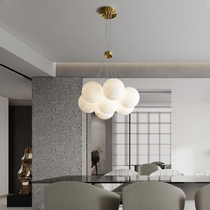 Aspen 19 Chandelier Alabaster